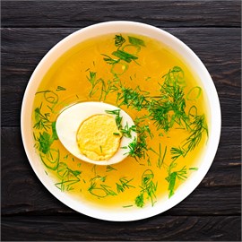 Бульон с яйцом 1003840